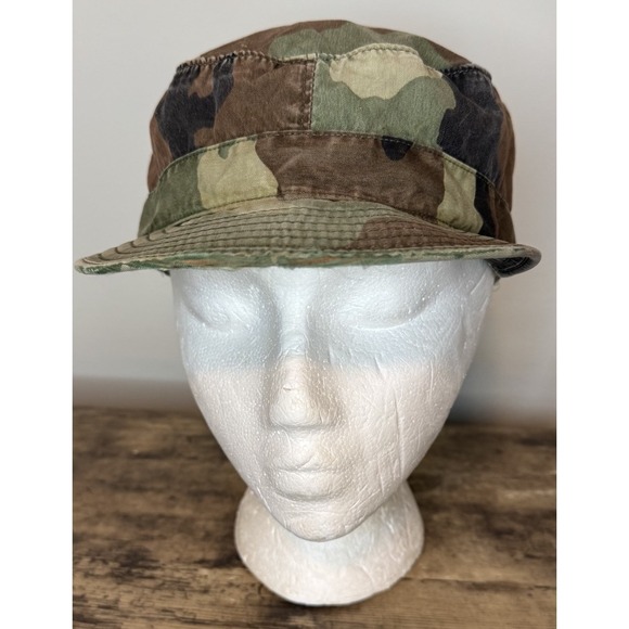 Propper Other - US Military Woodland Camo BDU Patrol Cap Hat 7 3/8 Propper 1989 DLA Contract